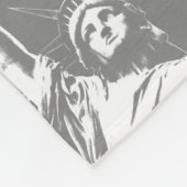 ニューヨーク土産毛布の自由デコールの像 フリースブランケット (角)