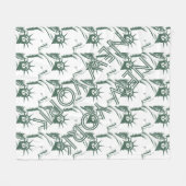 ニューヨーク土産毛布の自由デコールの像 フリースブランケット (正面(横))