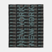 ニューヨーク土産毛布の自由デコールの像 フリースブランケット (正面)