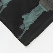 ニューヨーク土産毛布の自由デコールの像 フリースブランケット (角)