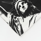 ニューヨーク土産毛布の自由デコールの像 フリースブランケット (角)