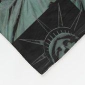 ニューヨーク土産毛布の自由デコールの像 フリースブランケット (角)