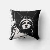 ニューヨーク土産NY自由枕の像 クッション (裏面)