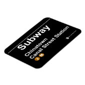 ニューヨーク地下鉄駅 マグネット (左側)