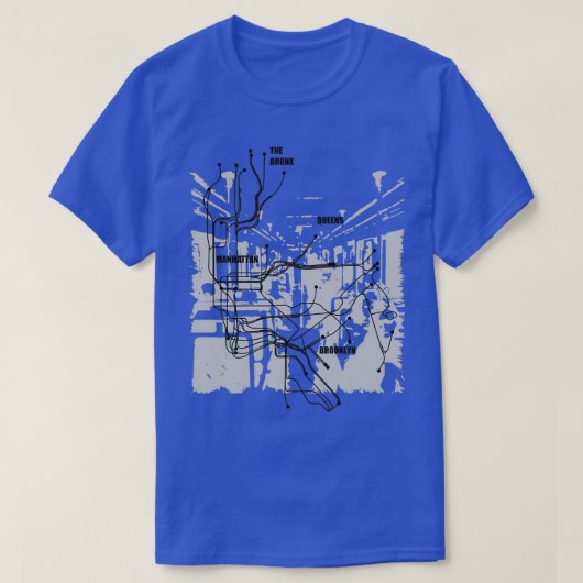 ニューヨーク地下鉄 Tシャツ (デザイン正面)