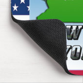 ニューヨーク地図、自由の女神、モニュメント マウスパッド (コーナー)