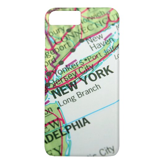 ニューヨーク地図 Case-Mate iPhoneケース (裏面)