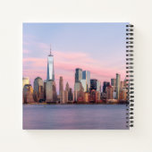 ニューヨーク夕べスカイライン ノートブック (裏面)