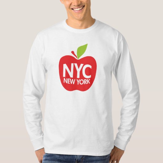 ニューヨーク大きいApple Tシャツ (正面)
