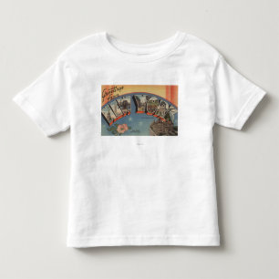 ニューヨーク大文字シーンニューヨーク州 トドラーTシャツ