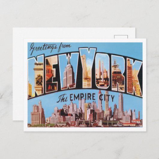 ニューヨーク大文字葉書 ポストカード (正面/裏面)