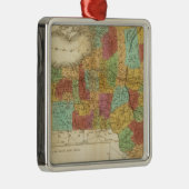 ニューヨーク州の地図 メタルオーナメント (右)