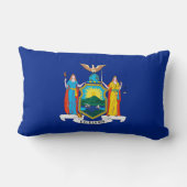 ニューヨーク州の旗のデザイン ランバークッション (裏面)