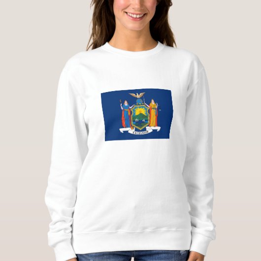 ニューヨーク州の旗 スウェットシャツ (正面)