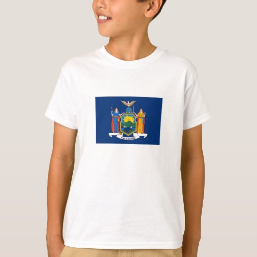 ニューヨーク州の旗 Tシャツ (正面)
