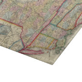 ニューヨーク州の郡地図 カッティングボード (角)