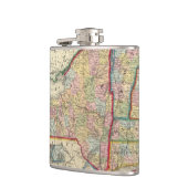 ニューヨーク州の郡地図 フラスク (左)