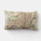 ニューヨーク州の郡地図 ランバークッション (裏面)