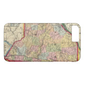 ニューヨーク州の郡地図 Case-Mate iPhoneケース (裏面(横))