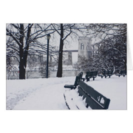 ニューヨーク州アストリアのヘルゲートブリッジの景色