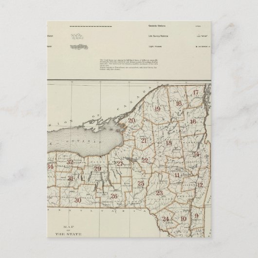 ニューヨーク州アトラス ポストカード (正面)