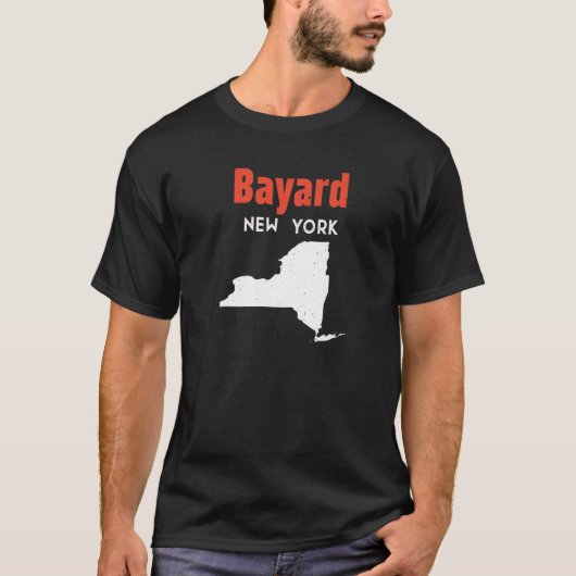 ニューヨーク州アメリカ合衆国ベヤード ニューヨーク旅行 Tシャツ (正面)