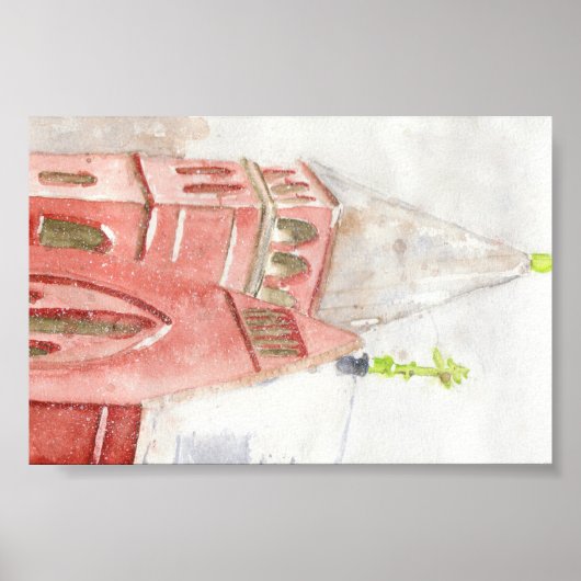 ニューヨーク州イーストビレッジの聖ニコラス・カルパト教会 ポスター (正面)