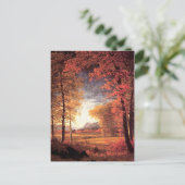 ニューヨーク州オネイダ郡アメリカの秋 ポストカード (スタンド正面)