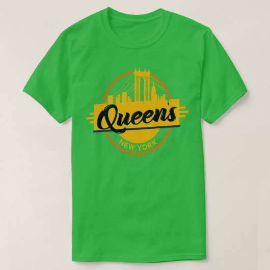 ニューヨーク州クイーンズ7 Tシャツ (デザイン正面)