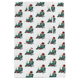 ニューヨーク州クリスマスホリデーシーズン ミディアムペーパーバッグ