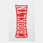 ニューヨーク州クロックリン キッチンタオル (縦)