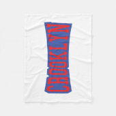 ニューヨーク州クロックリン フリースブランケット (正面)