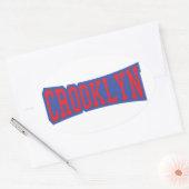 ニューヨーク州クロックリン 楕円形シール (封筒)