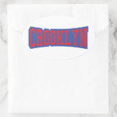 ニューヨーク州クロックリン 楕円形シール (バッグ)