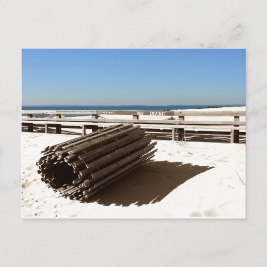 ニューヨーク州コニーアイランドビーチ ポストカード (正面)