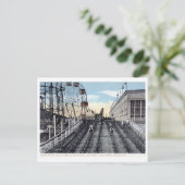 ニューヨーク州コニー島障害ヴィンテージ ポストカード (スタンド正面)