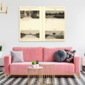 ニューヨーク州コートアルバニー キャンバスプリント (インサイチュ (リビング))