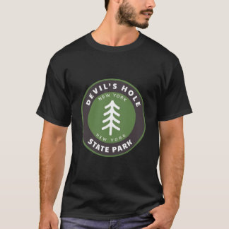 ニューヨーク州デビルズホール州立公園 森林 樹木 ヴァージニア州 Tシャツ