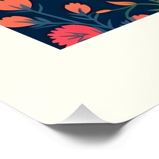 ニューヨーク州バラフラワーマーケット ポスター (コーナー)