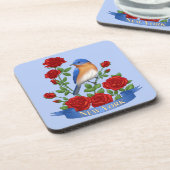 ニューヨーク州バードアンドフラワー コースター (左側)