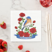 ニューヨーク州バードアンドフラワー スタンダードランチョンナプキン (インサイチュ)