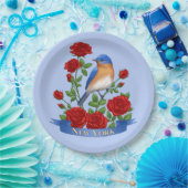 ニューヨーク州バードアンドフラワー ペーパープレート (パーティー)