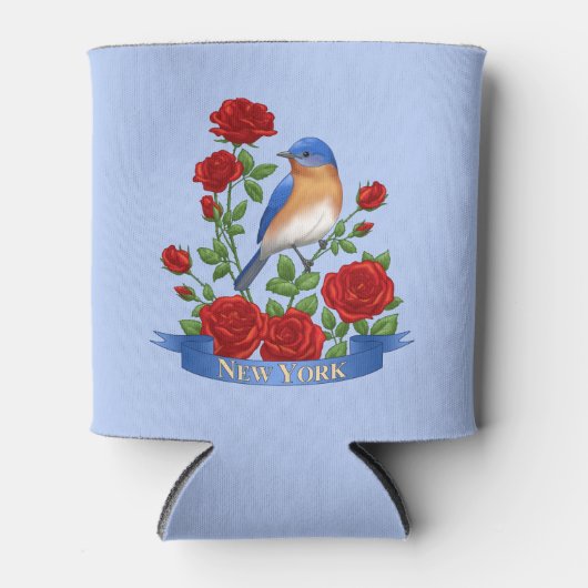 ニューヨーク州バードアンドフラワー 缶クーラー (正面)
