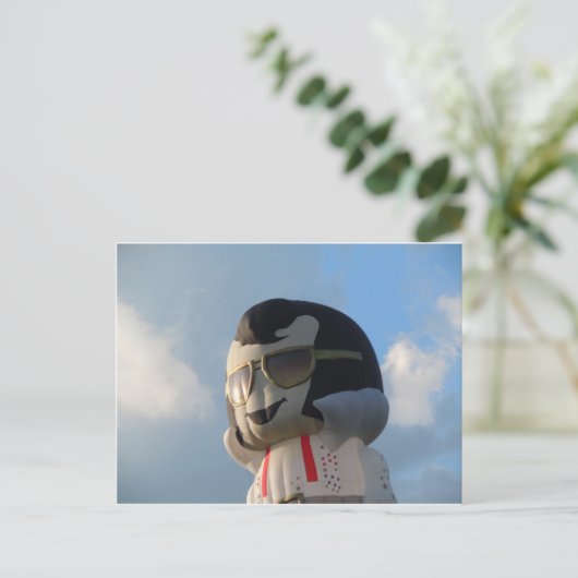 ニューヨーク州ビンガムトンのハンカホットエアバルーン ポストカード (スタンド正面)