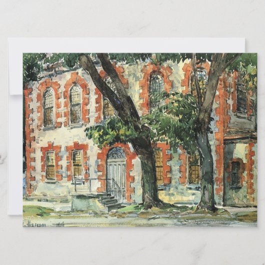 ニューヨーク州フィッシュキルにあるオランダ風の古建築 (正面)