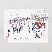 ニューヨーク州ブライアントパーク ポストカード (正面/裏面)