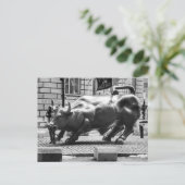 ニューヨーク州ブルオブウォールストリート ポストカード (スタンド正面)