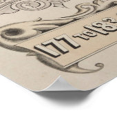 ニューヨーク州ブルックリンにあるH&H.リインズ蒸留所建物 ポスター (角)