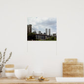 ニューヨーク州ブルックリン・ブリッジのワールドトレードセンター ポスター (キッチン)