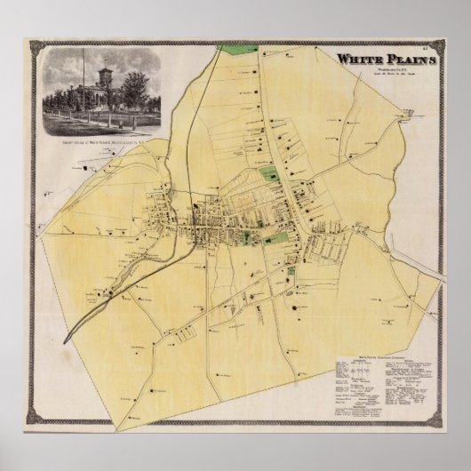 ニューヨーク州ホワイトプレインズ ポスター (正面)